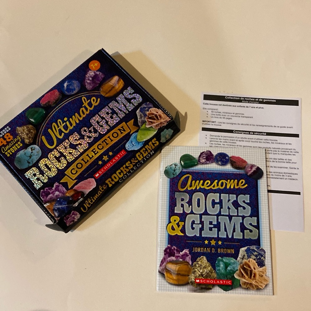 Scholastic Rock and Gem Kit with Book